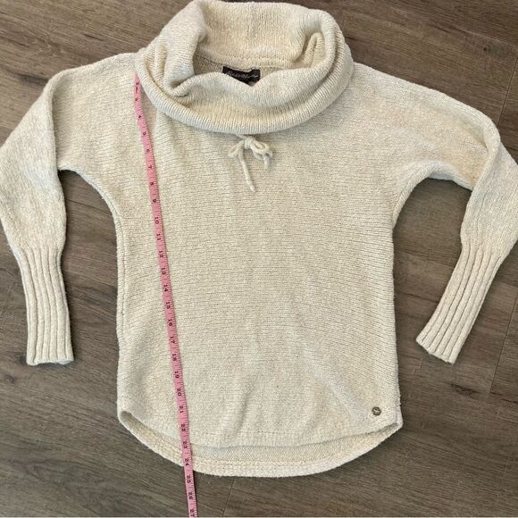Eddie Bauer Ivory Cowl Neck Pullover Sweater S EUC - Picture 10 of 11
